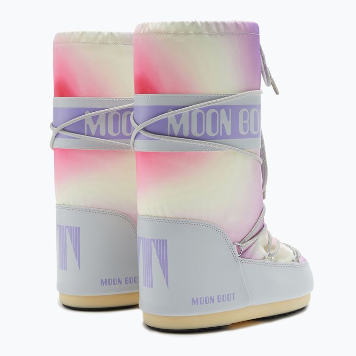 Dámske snehové topánky Moon Boot Icon Tie Dye glacier grey 7