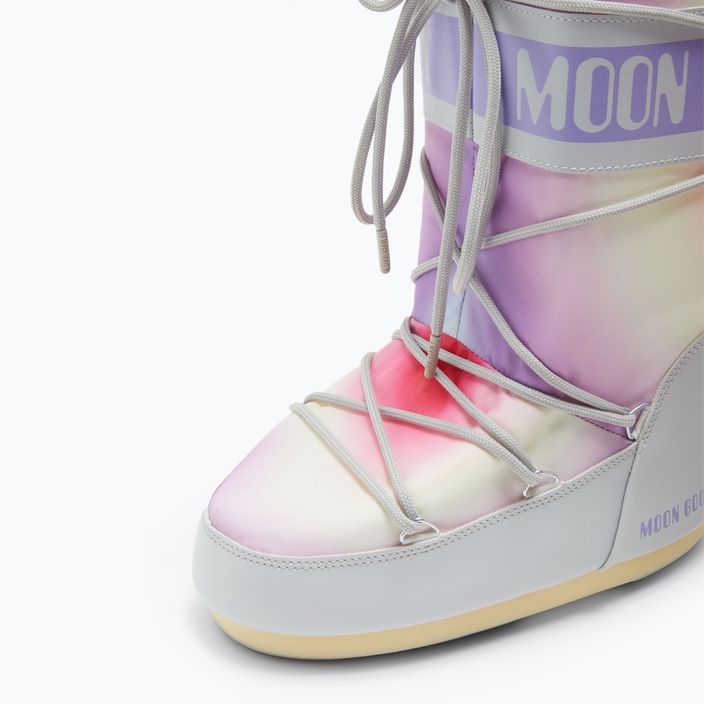Dámske snehové topánky Moon Boot Icon Tie Dye glacier grey 9