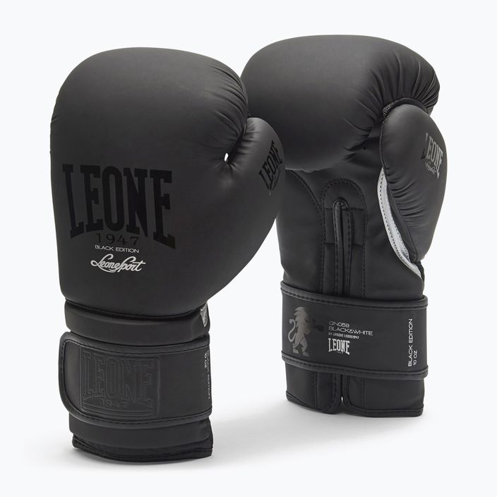 Leone 1947 Black&White boxerské rukavice čierne GN059 6