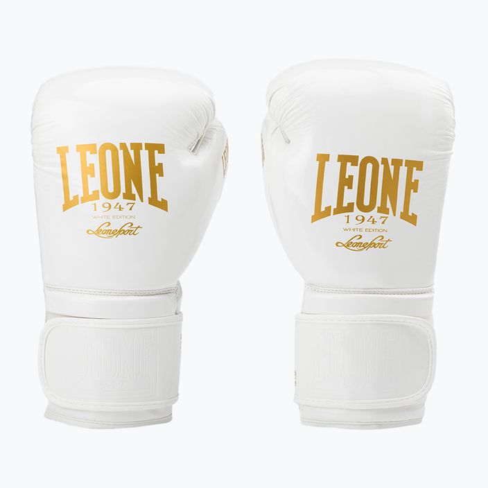 Leone 1947 Black&White biele boxerské rukavice GN059