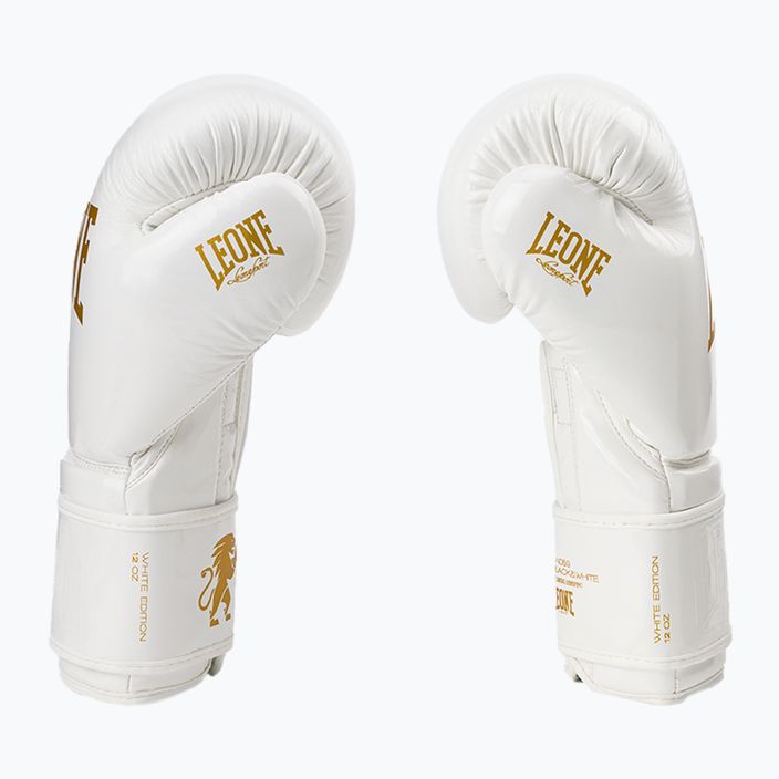 Leone 1947 Black&White biele boxerské rukavice GN059 4
