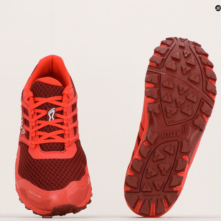 Pánske bežecké topánky Inov-8 Trailtalon 290 dark red/red 19
