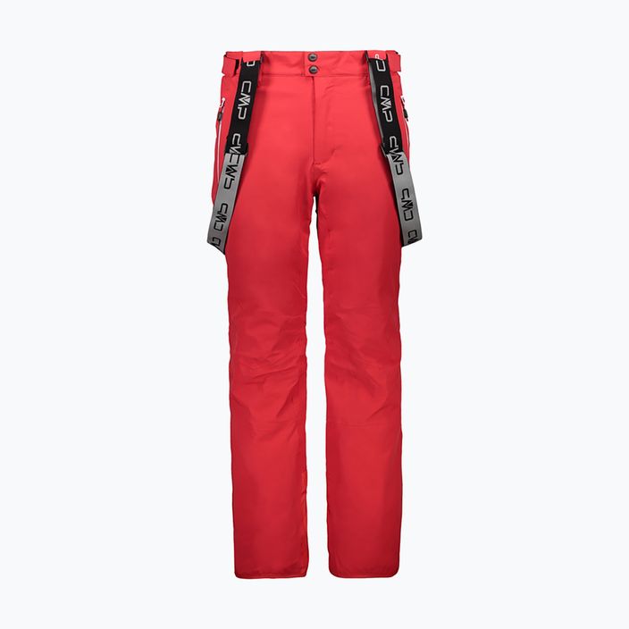 CMP pánske lyžiarske nohavice červené 3W04467/C580 7
