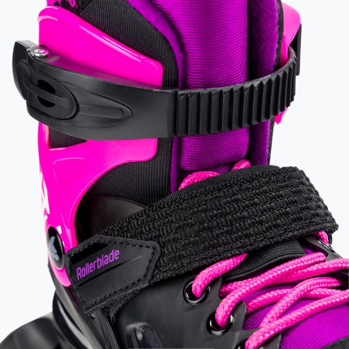 Detské kolieskové korčule Rollerblade Fury G black/pink 07067100 7Y9 5