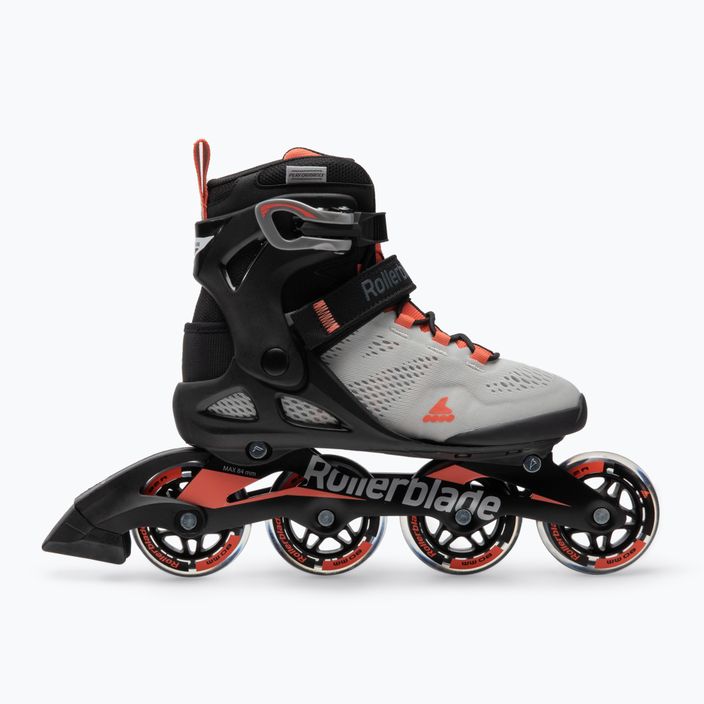 Dámske kolieskové korčule Rollerblade Macroblade 80 grey-orange 07100700 R50 2