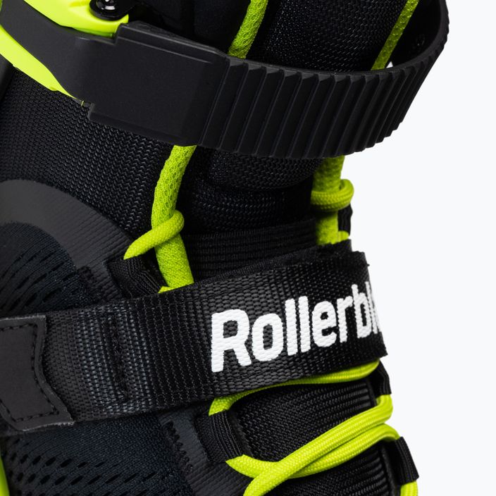 Detské kolieskové korčule Rollerblade Microblade čierno-žlté 7101700215 5