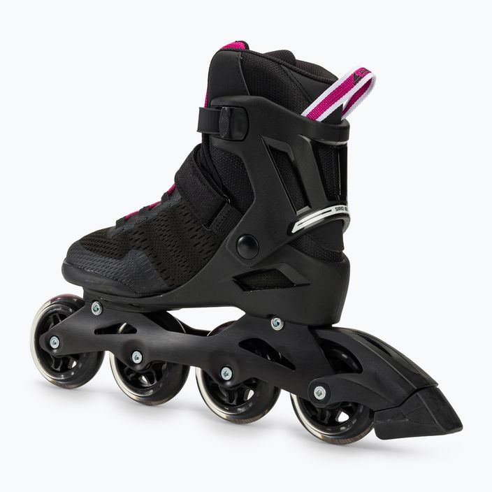 Dámske kolieskové korčule Rollerblade Sirio 80 black/raspberry 3