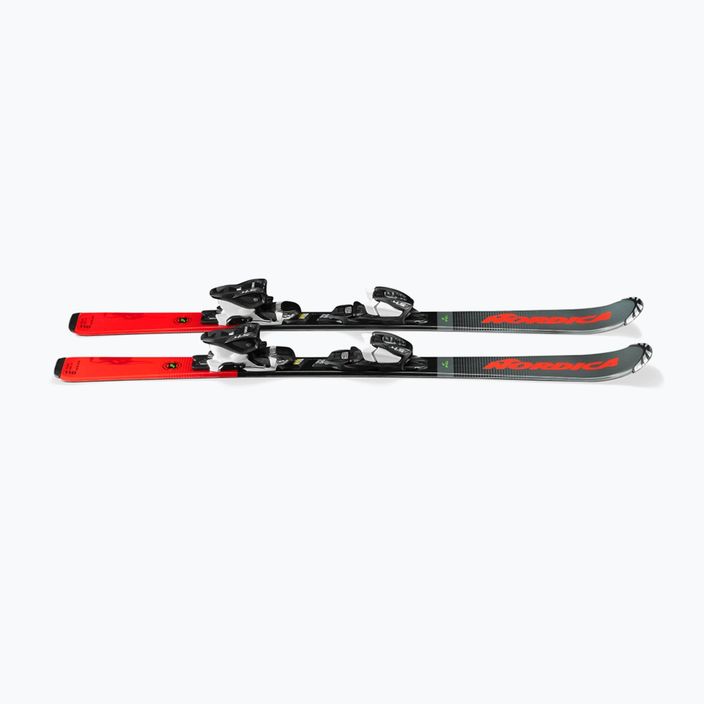 Detské zjazdové lyže Nordica Team J R + J4.5 FDT sivá/červená 9