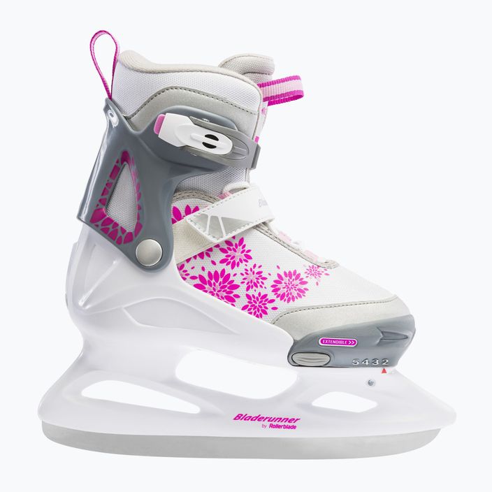 Detské korčule Bladerunner Micro Ice G bielo.ružové 9
