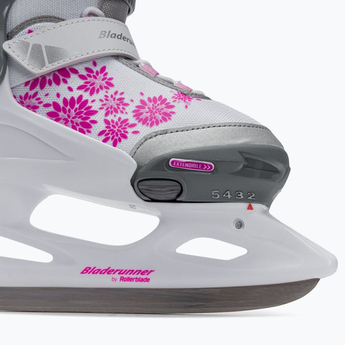 Detské korčule Bladerunner Micro Ice G bielo.ružové 7