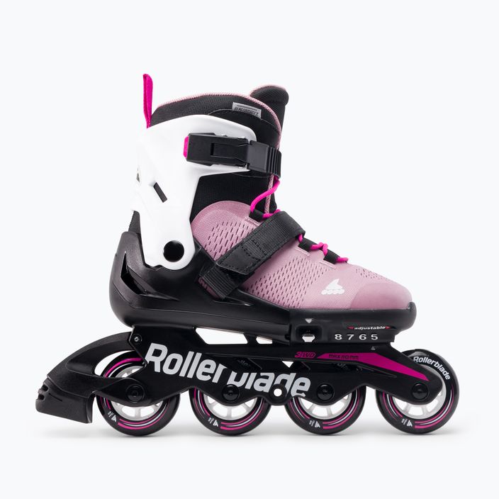 Detské kolieskové korčule Rollerblade Microblade ružovo-biele 07221900 T93 3