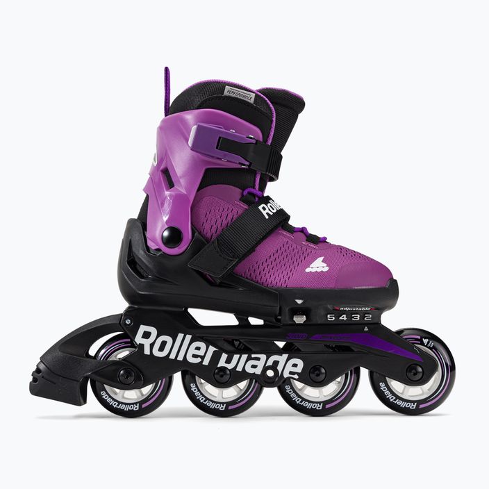 Detské kolieskové korčule Rollerblade Microblade fialové 07221900 9C4 2