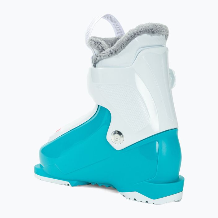 Detské lyžiarske topánky Nordica Speedmachine J1 light blue/white/pink 2