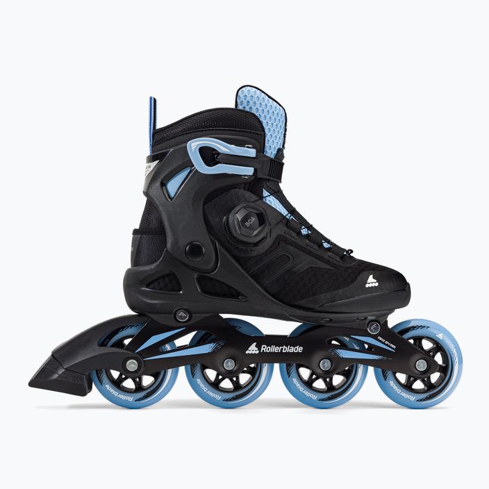Dámske kolieskové korčule Rollerblade Macroblade 84 BOA black-blue 07370700092 2