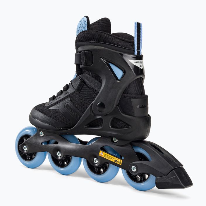 Dámske kolieskové korčule Rollerblade Macroblade 84 BOA black-blue 07370700092 3