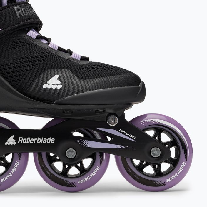 Dámske kolieskové korčule Rollerblade Macroblade 84 black and purple 07370900 6