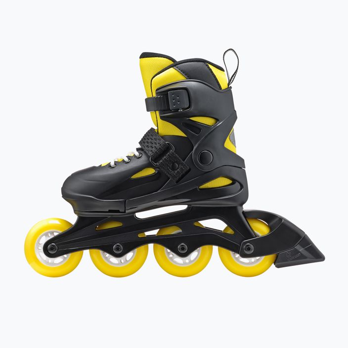 Detské kolieskové korčule Rollerblade Fury black/yellow 6