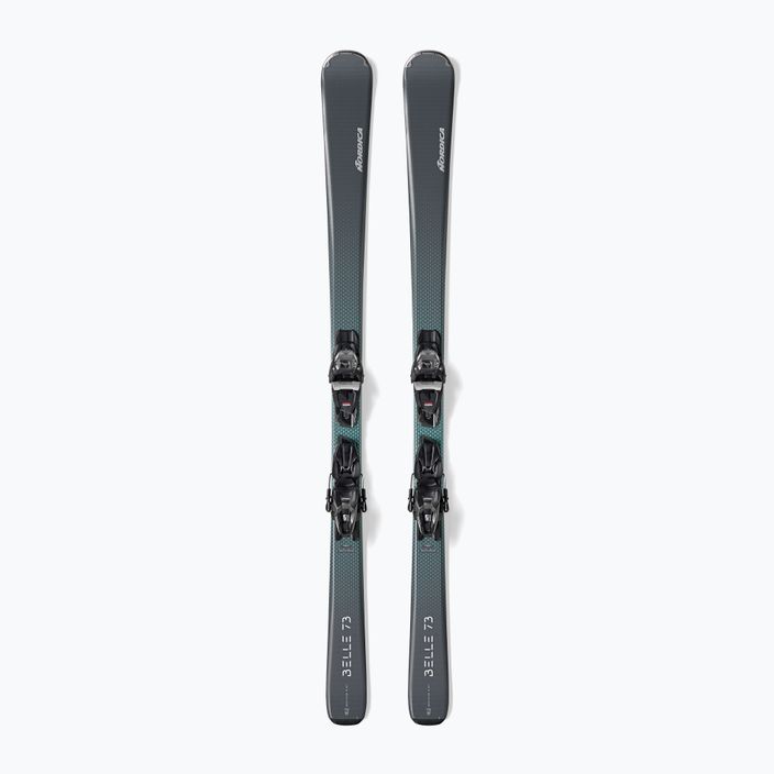 Dámske zjazdové lyže Nordica Belle 73 + TP2 COMP10 FDT grey/aqua