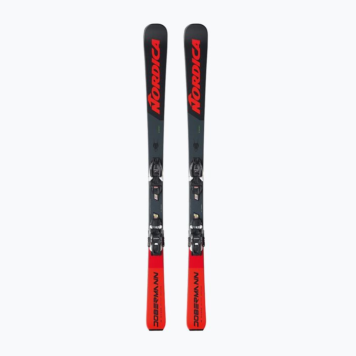 Detské zjazdové lyže Nordica Doberman Combi Pro S + J7.0 FDT black/red 6