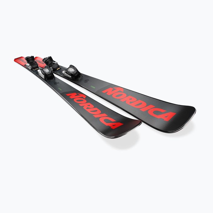 Detské zjazdové lyže Nordica Doberman Combi Pro S + J7.0 FDT black/red 7