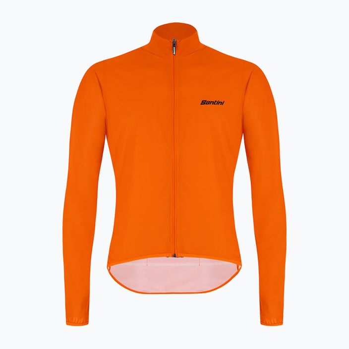 Santini Nebula Puro pánska cyklistická bunda oranžová 2W33275NEBULPUROAFS 5