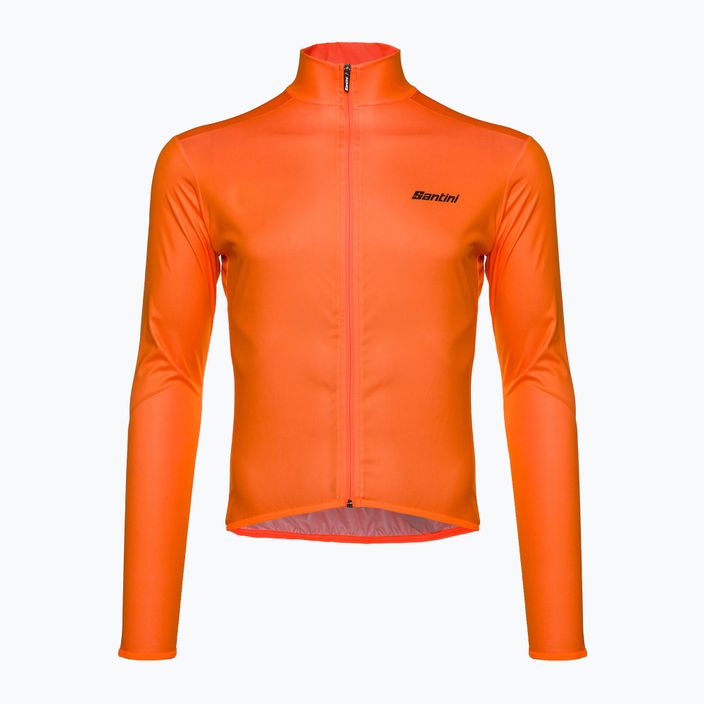 Santini Nebula Puro pánska cyklistická bunda oranžová 2W33275NEBULPUROAFS