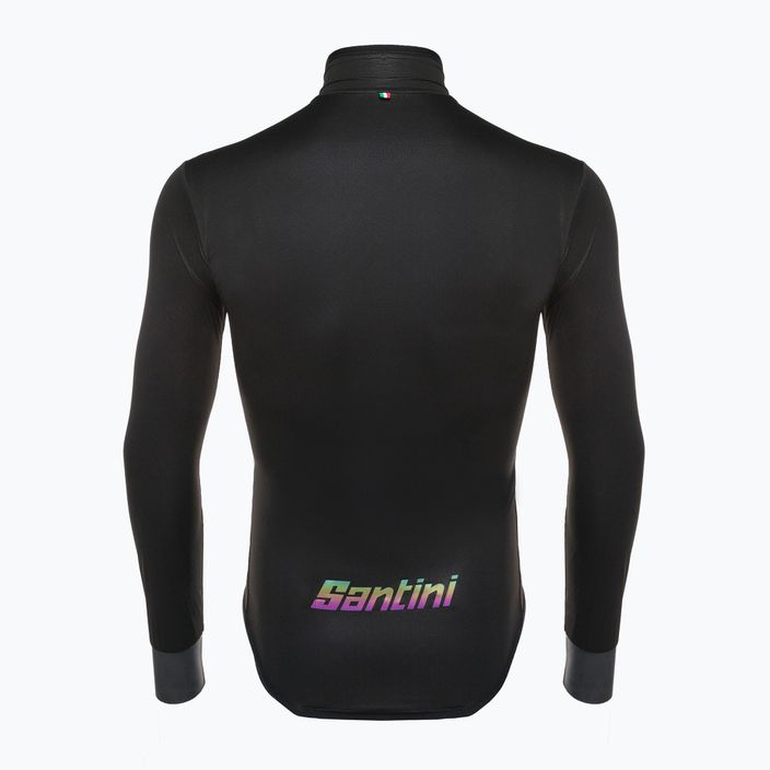 Santini Guard Nimbus pánska cyklistická bunda čierna 2W52275GUARDNIMBNES 2