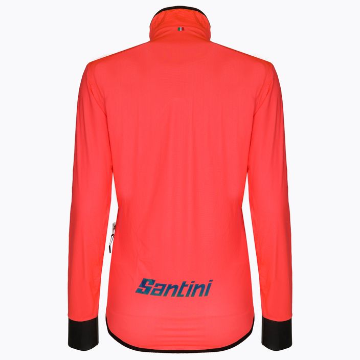 Santini Guard Nimbus dámska cyklistická bunda oranžová 2W52375GUARDNIMBGN 2