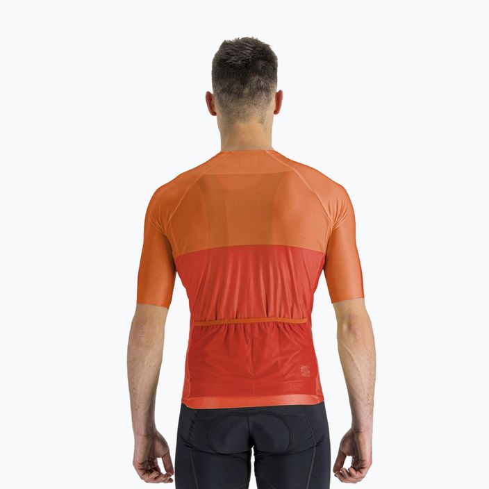 Pánsky cyklistický dres Sportful Light Pro oranžový 1122004.140 2