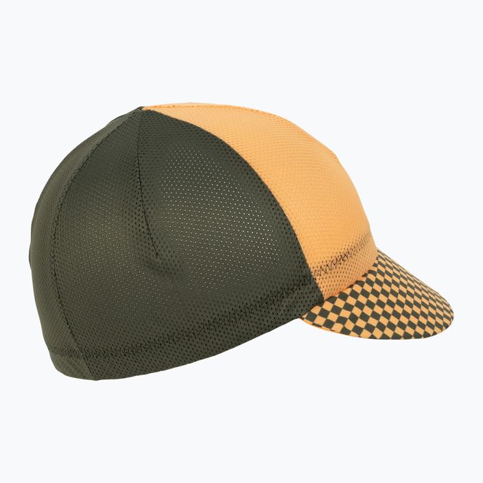 Sportful Checkmate Cyklistická čiapka na prilbu hnedá a zelená 1123038.305 2