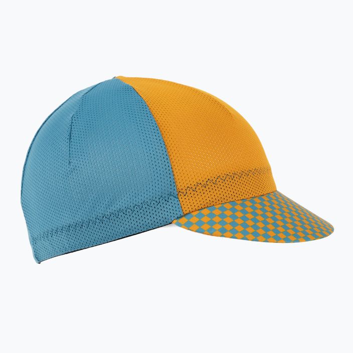 Sportful Checkmate Cyklistická čiapka pod prilbu oranžovo-modrá 1123038.464