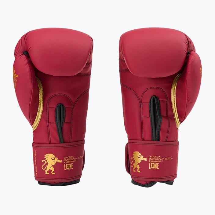 Boxerské rukavice Leone Bordeaux bordovej farby GN059X 2
