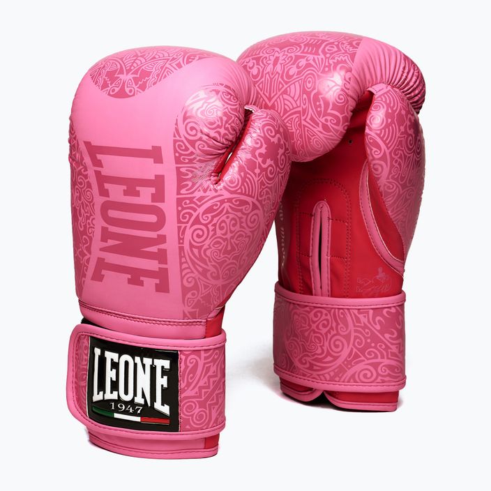 Ružové boxerské rukavice Leone Maori GN070 7