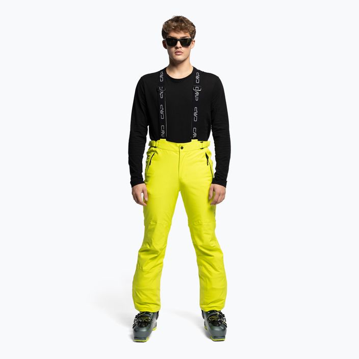 CMP pánske lyžiarske nohavice žlté 3W17397N/E359