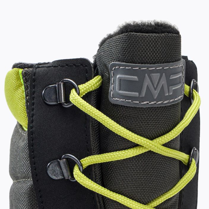 CMP Khalto Snowboots detské trekové topánky sivo-zelené 30Q4684 9