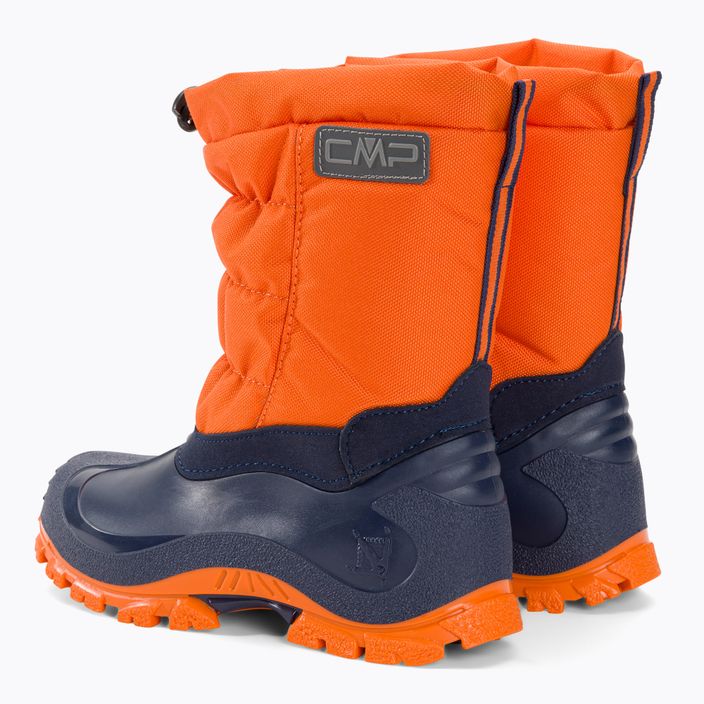 CMP Hanki 2.0 arancio detské snehové topánky 3
