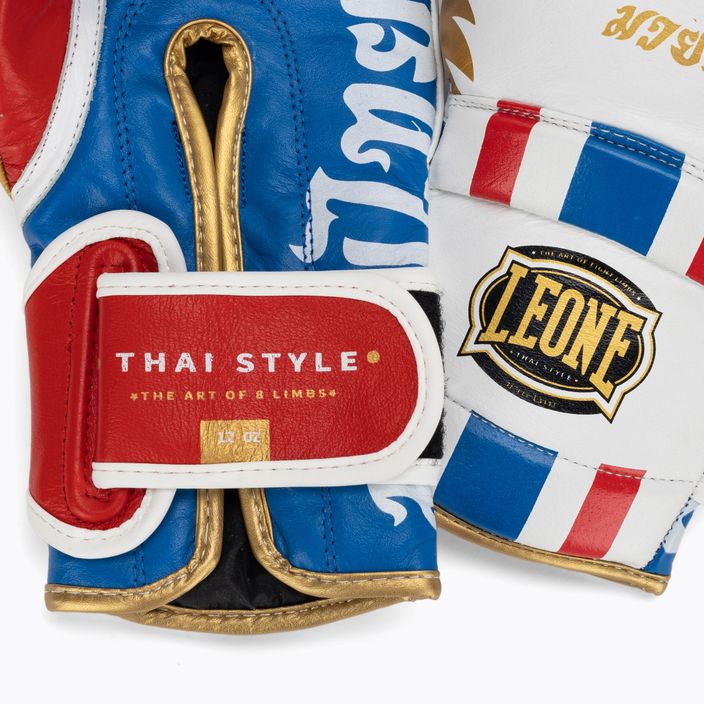 LEONE 1947 Thai Style boxerské rukavice biele GN114 4