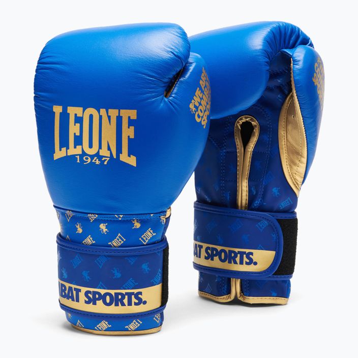 Boxerské rukavice LEONE 1947 Dna modré 5