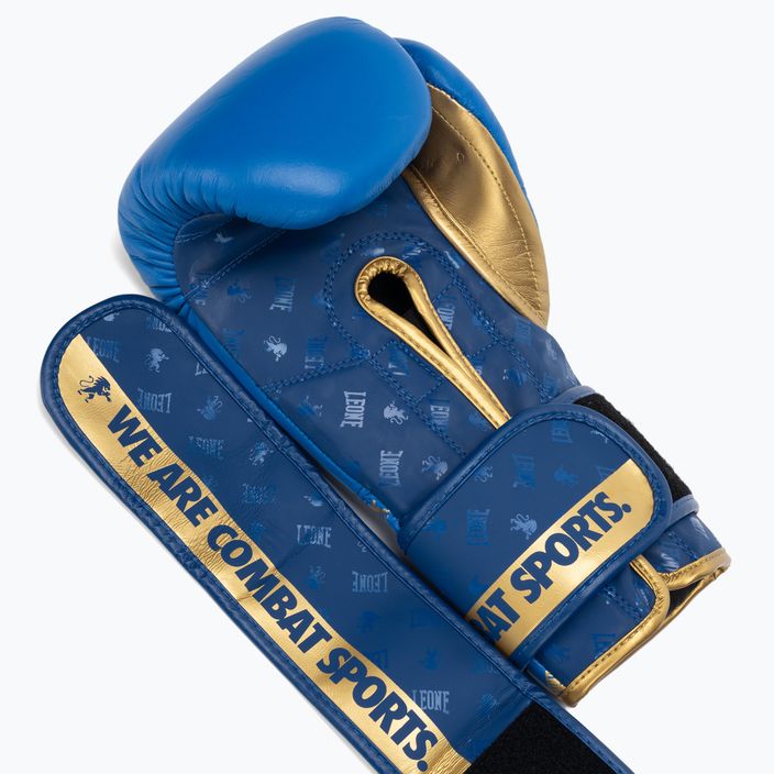 Boxerské rukavice LEONE 1947 Dna modré 4