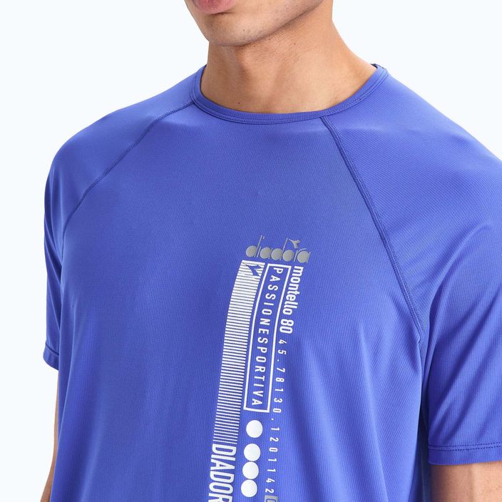 Pánske bežecké tričko Diadora Super Light Be One modré DD-102.179160-60050 4