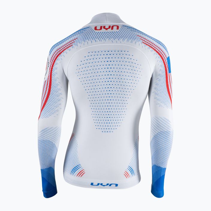 Koszulka termoaktywna UYN Natyon 2.0 France Uw Shirt LG SLTurtle Neck T023 biało-niebieska U100203 2