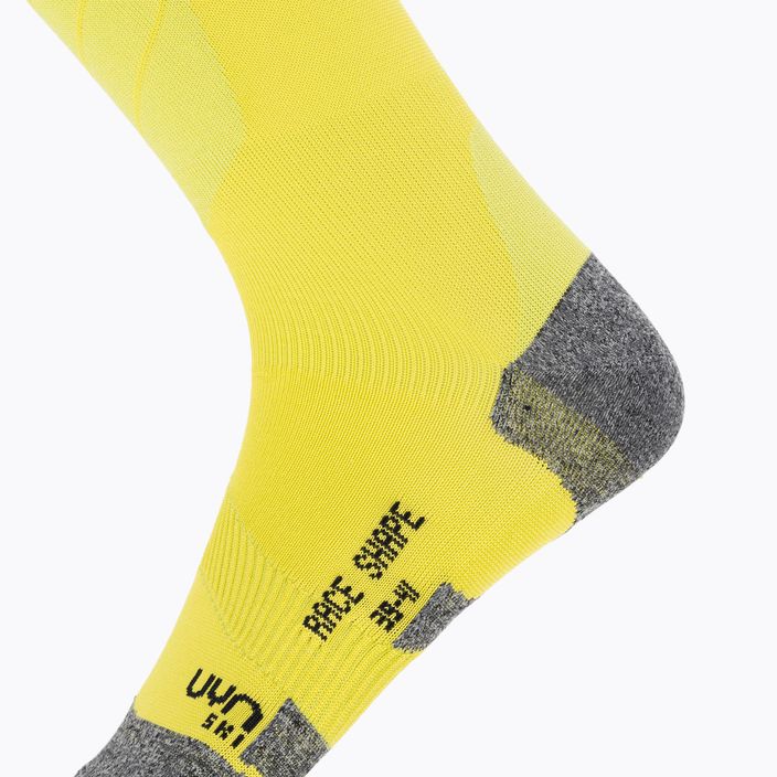 Pánske ponožky UYN Ski Race Shape lime 4