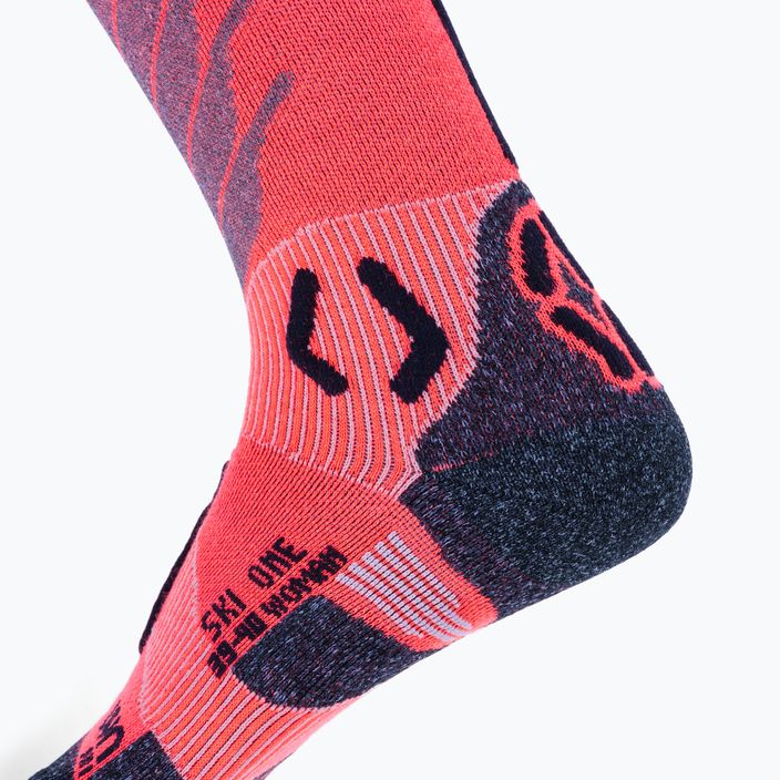Dámske lyžiarske ponožky UYN Ski One Merino pink/black 3