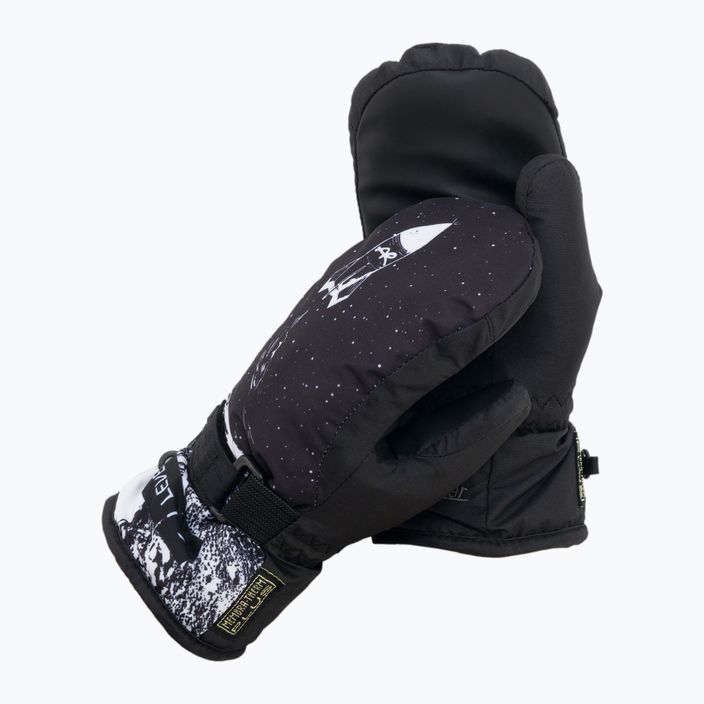 Detské lyžiarske rukavice Level Mitt black 4152JM