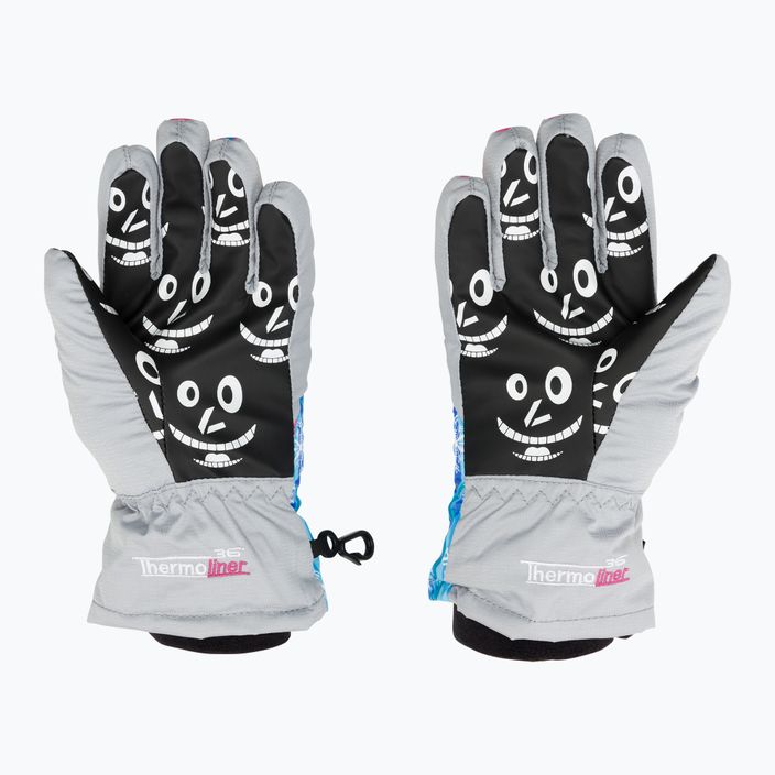 Detské lyžiarske rukavice Level Lucky šedé 2