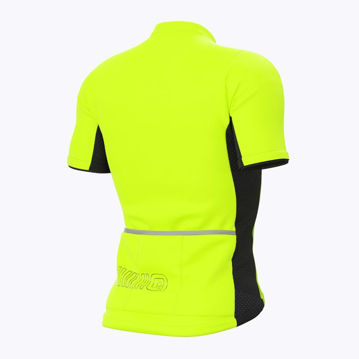 Pánsky cyklistický dres Alé Color Block žltý L14246019 7
