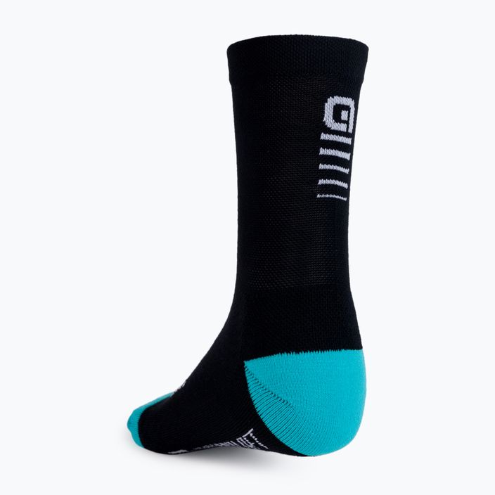 Pánske cyklistické ponožky Alé Thermo Primaloft black/blue L20066467 2