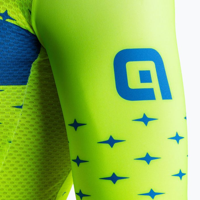 Pánsky cyklistický dres Alé Stars žlto-modrý L21091460 4