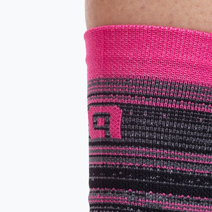 Cyklistické ponožky Alé Scanner black/pink L21181543 6