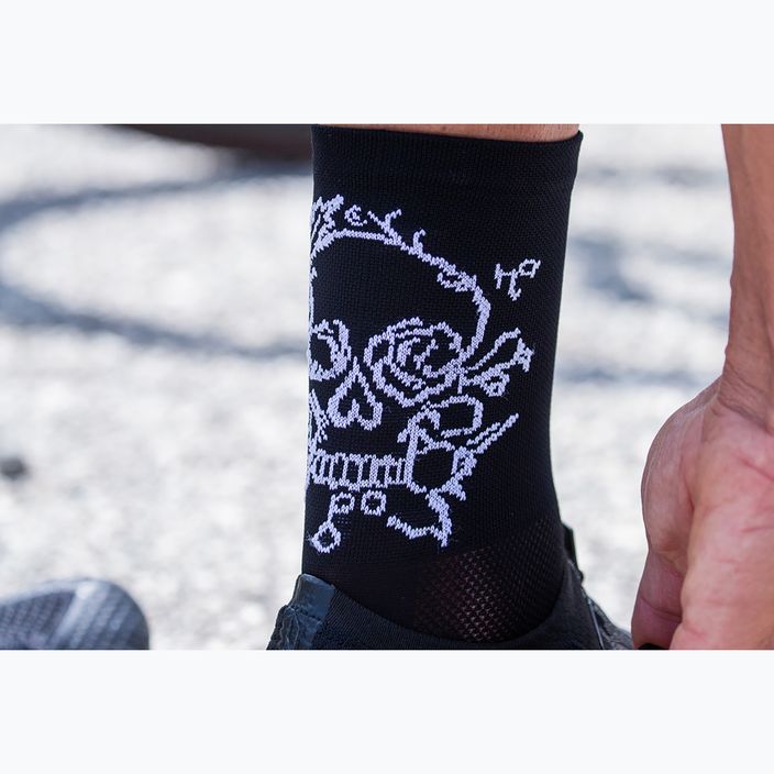 Cyklistické ponožky Alé Skull black L21182401 8